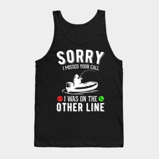 Funny fishing t-shirt Tank Top